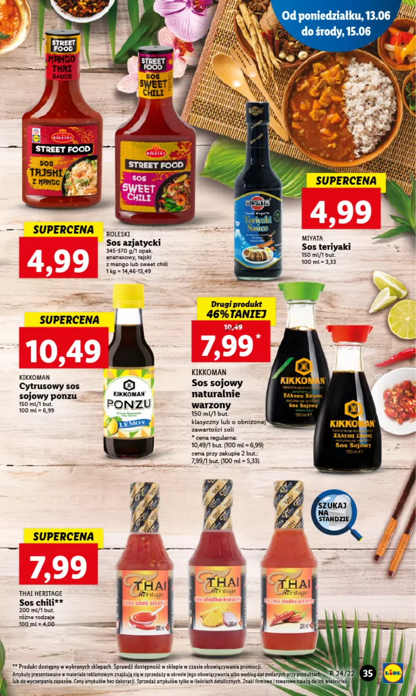 Gazetka promocyjna Lidl - GAZETKA - ważna 13.06 do 15.06.2022 - strona 35 - produkty: Ananas, Mango, Sos