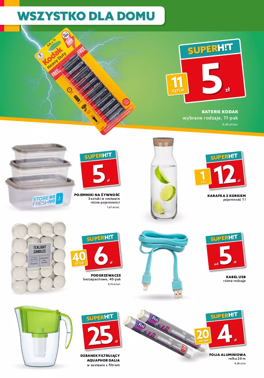 Gazetka promocyjna Dealz - Gazetka na otwarcie - Warszawa - ważna 17.06 do 01.07.2021 - strona 6 - produkty: Aquaphor, BIC, Chodzik, Długopis, Dzbanek, Dzbanek filtrujący, Dzieci, Folia aluminiowa, Gra, Hot Wheels, Kabel USB, Karafka, Klocki, Podgrzewacze, Pojemnik, Zabawka