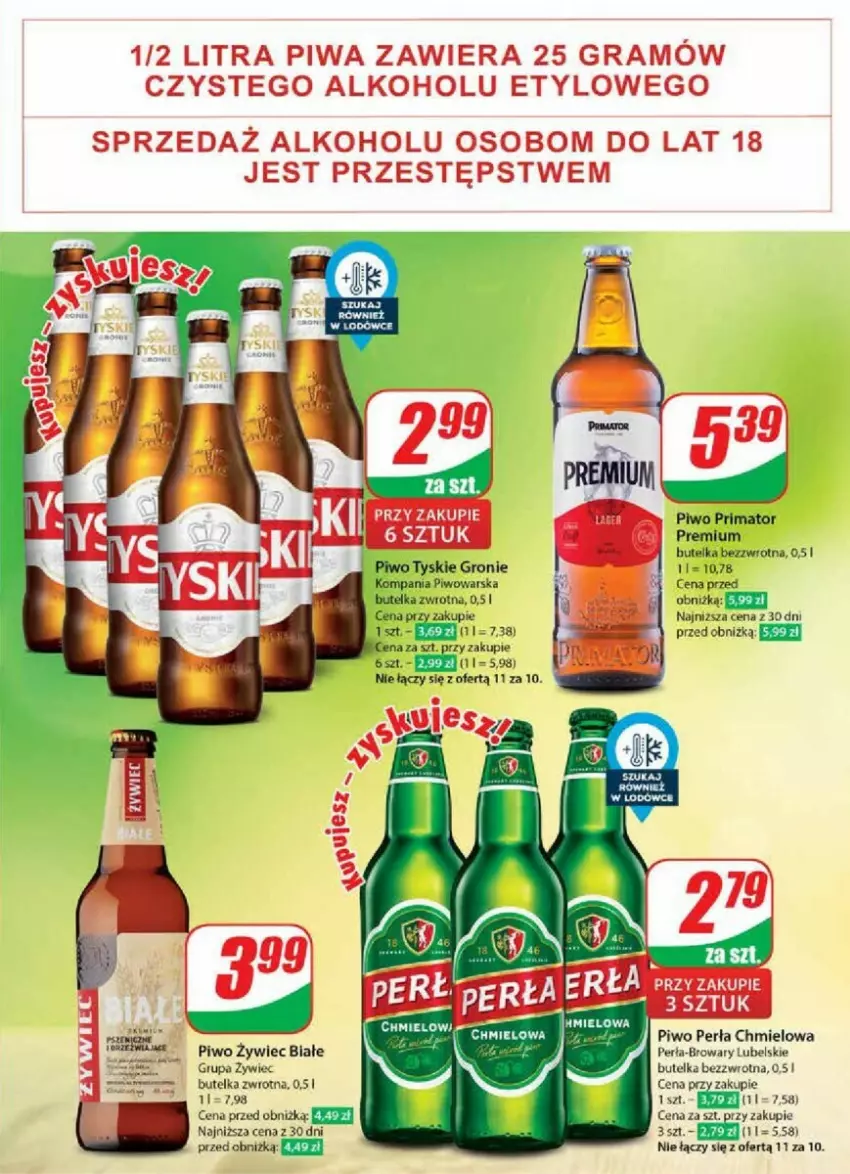 Gazetka promocyjna Dino - ważna 04.09 do 10.09.2024 - strona 40 - produkty: Perła, Piwo, Prima, Tyskie