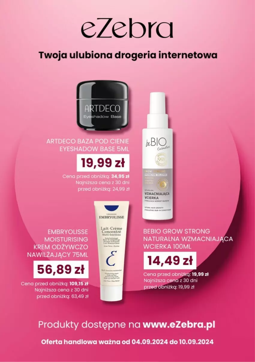 Gazetka promocyjna Dino - ważna 04.09 do 10.09.2024 - strona 62 - produkty: Embryolisse