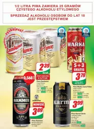 Gazetka promocyjna Dino - Gazetka - ważna od 10.09 do 10.09.2024 - strona 42 - produkty: Piwo, Kosz, Warka, Carlsberg, Karmi