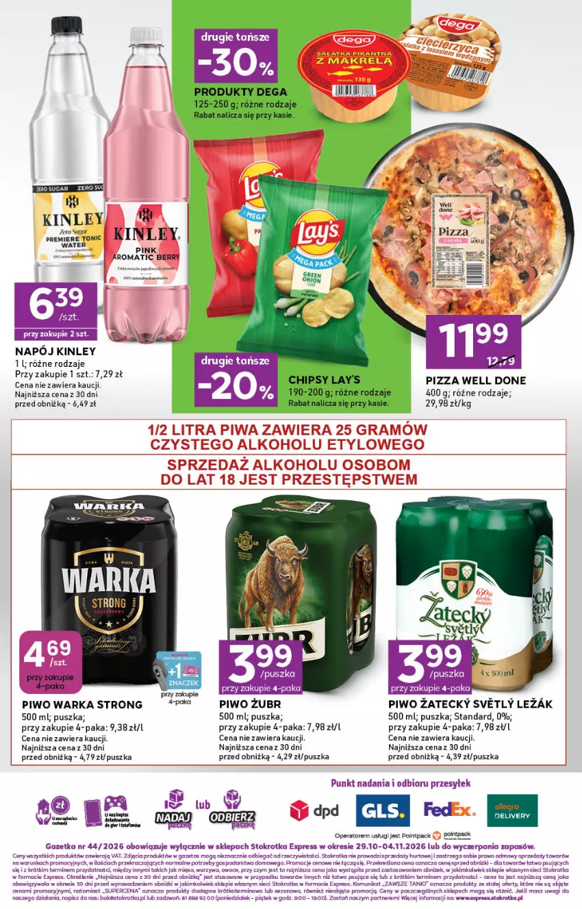 Gazetka promocyjna Stokrotka - Express - ważna 29.10 do 04.11.2026 - strona 6 - produkty: Mięso, Napój, O nas, Owoce, Piwo, Pizza, Tytan, Warka, Warzywa