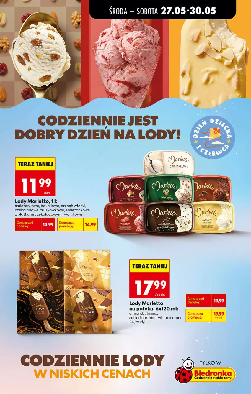 Gazetka promocyjna Biedronka - Od Środy - ważna 27.05 do 28.05.2026 - strona 17 - produkty: Lody, Tera