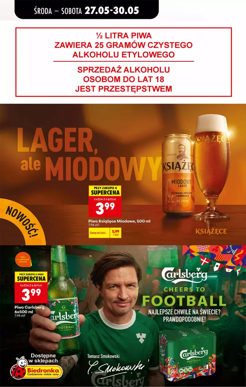 Gazetka promocyjna Biedronka - Od Środy - ważna 27.05 do 28.05.2026 - strona 50 - produkty: Carlsberg, Gra, Piwa, Piwo, Ser