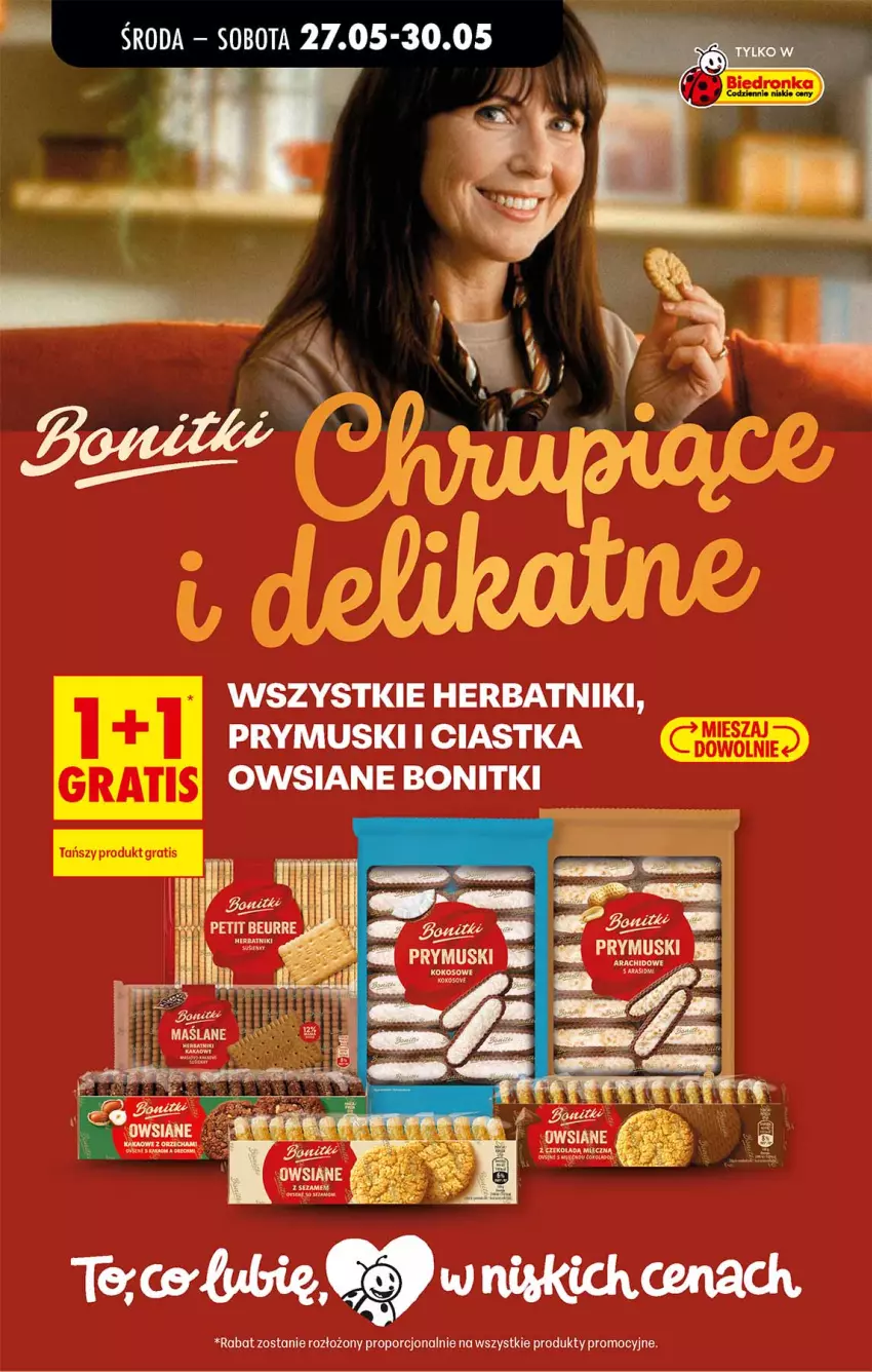 Gazetka promocyjna Biedronka - Od Środy - ważna 27.05 do 28.05.2026 - strona 60 - produkty: Herbatniki, Mus