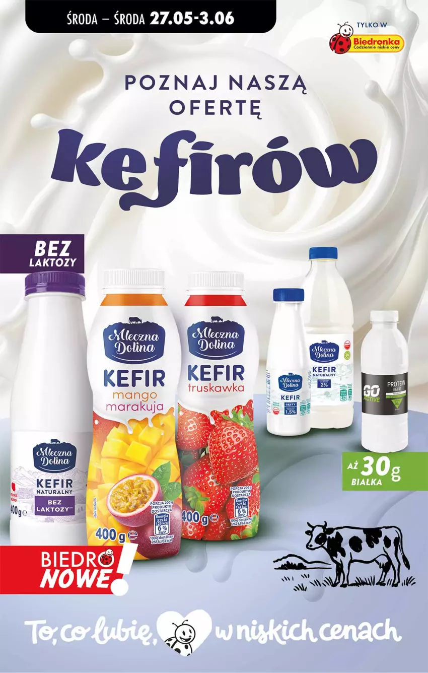 Gazetka promocyjna Biedronka - Od Środy - ważna 27.05 do 28.05.2026 - strona 66 - produkty: Kefir, Mango