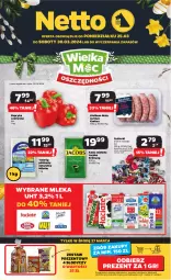 Gazetka promocyjna Netto - Od Poniedziałku - Gazetka - ważna od 30.03 do 30.03.2024 - strona 1 - produkty: Zestaw prezentowy, Krakus, Twaróg, Cukier, Papryka czerwona, Papryka, Kawa mielona, Kawa, Jacobs Krönung, Twaróg półtłusty, Kiełbasa biała, Cukierki, Jacobs, Kiełbasa