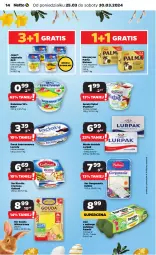 Gazetka promocyjna Netto - Od Poniedziałku - Gazetka - ważna od 30.03 do 30.03.2024 - strona 14 - produkty: Ser, Piątnica, Zott, Bell, Jaja, Jogurt, Gorgonzola, Ricotta, Palma, Serek, Margaryna, Galbani, Lurpak, Bella, Gouda, Jogobella, Masło, Jaja z wolnego wybiegu, Fa