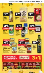 Gazetka promocyjna Netto - Od Poniedziałku - Gazetka - ważna od 30.03 do 30.03.2024 - strona 19 - produkty: Piec, Chrzan, Makaron, Ser, Ryż, Gin, Gra, Kasza jęczmienna, Przyprawy, Suszone pomidory, Kasza, Olej, Ole!, Pomidory, Ryż biały, Oliwa