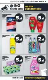 Gazetka promocyjna Netto - Od Poniedziałku - Gazetka - ważna od 30.03 do 30.03.2024 - strona 5 - produkty: Płyn do prania, Ketchup, Krakus, Por, Szynka, Sport, Mola, Chusteczki, Kotlin, Kubuś Waterrr, Olej rzepakowy, Kubuś, Olej
