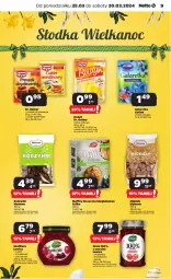 Gazetka promocyjna Netto - Od Poniedziałku - Gazetka - ważna od 30.03 do 30.03.2024 - strona 9 - produkty: Piec, Cukier, Migdały, Proszek do pieczenia, Dżem, Dr. Oetker, Konfitura, Galaretka, Muffiny, Rodzynki, Cukier wanilinowy, Gala, Budyń