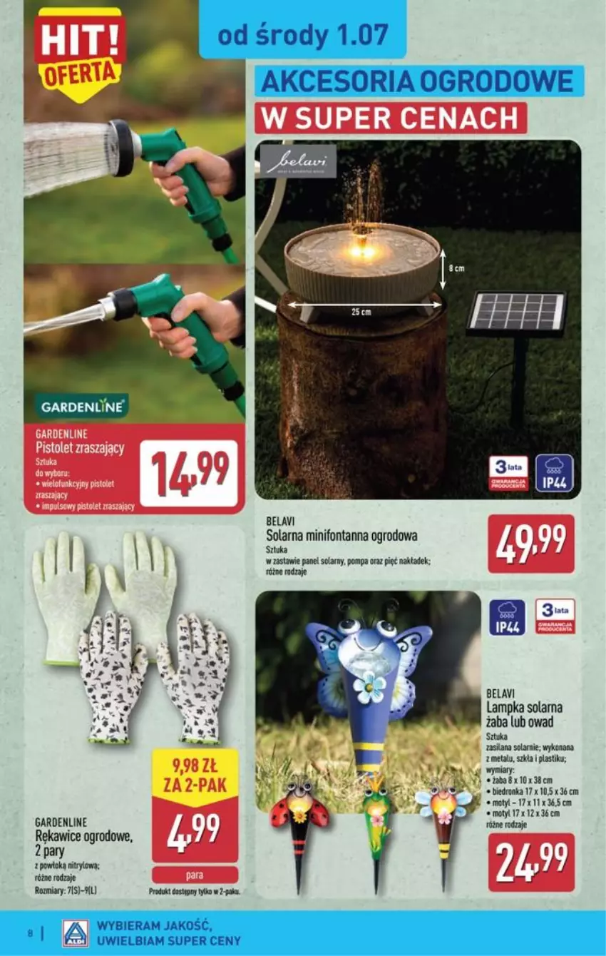 Gazetka promocyjna Aldi - Artykuły przemysłowe i tekstylia - ważna 01.07 do 04.07.2026 - strona 8 - produkty: Fa, LANA, Rękawice, Sól