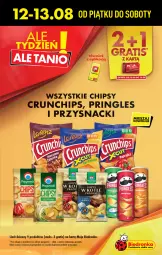 Gazetka promocyjna Biedronka - W tym tygodniu - Gazetka - ważna od 17.08 do 17.08.2022 - strona 7 - produkty: Por, Gra, Chipsy, , Przysnacki, Crunchips, Pringles