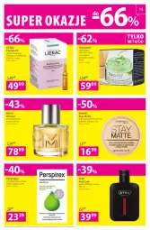 Gazetka promocyjna Hebe - Gazetka - Gazetka - ważna od 06.04 do 06.04.2022 - strona 15 - produkty: Krem do twarzy, Ser, Rum, Lierac, Str8, Serum, Phyto, Puder do twarzy, Woda toaletowa, Mexx, Puder, Woda, Antyperspirant