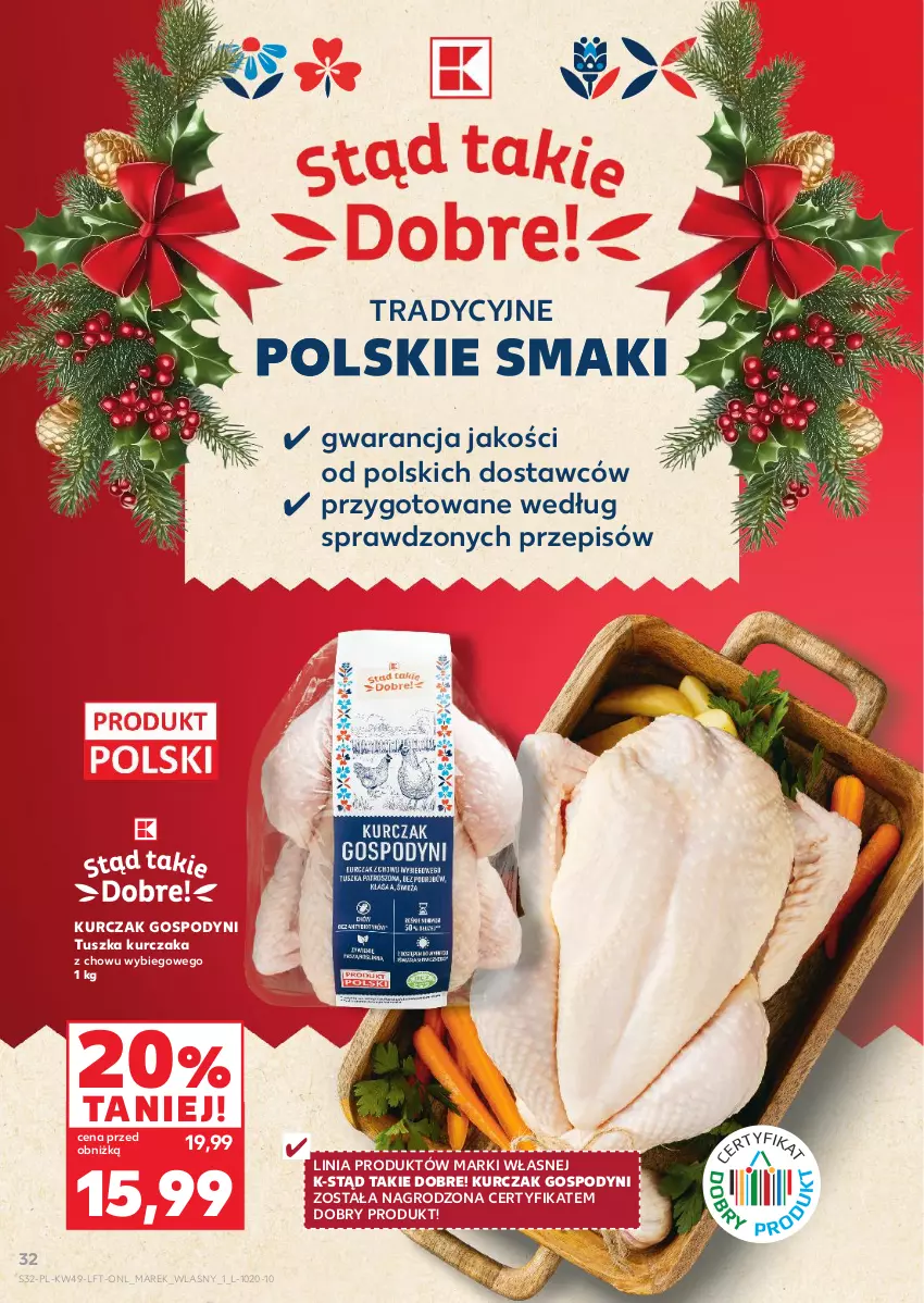 Gazetka promocyjna Kaufland - Gazetka tygodnia - ważna 04.12 do 09.12.2025 - strona 32 - produkty: Kurczak, Tusz