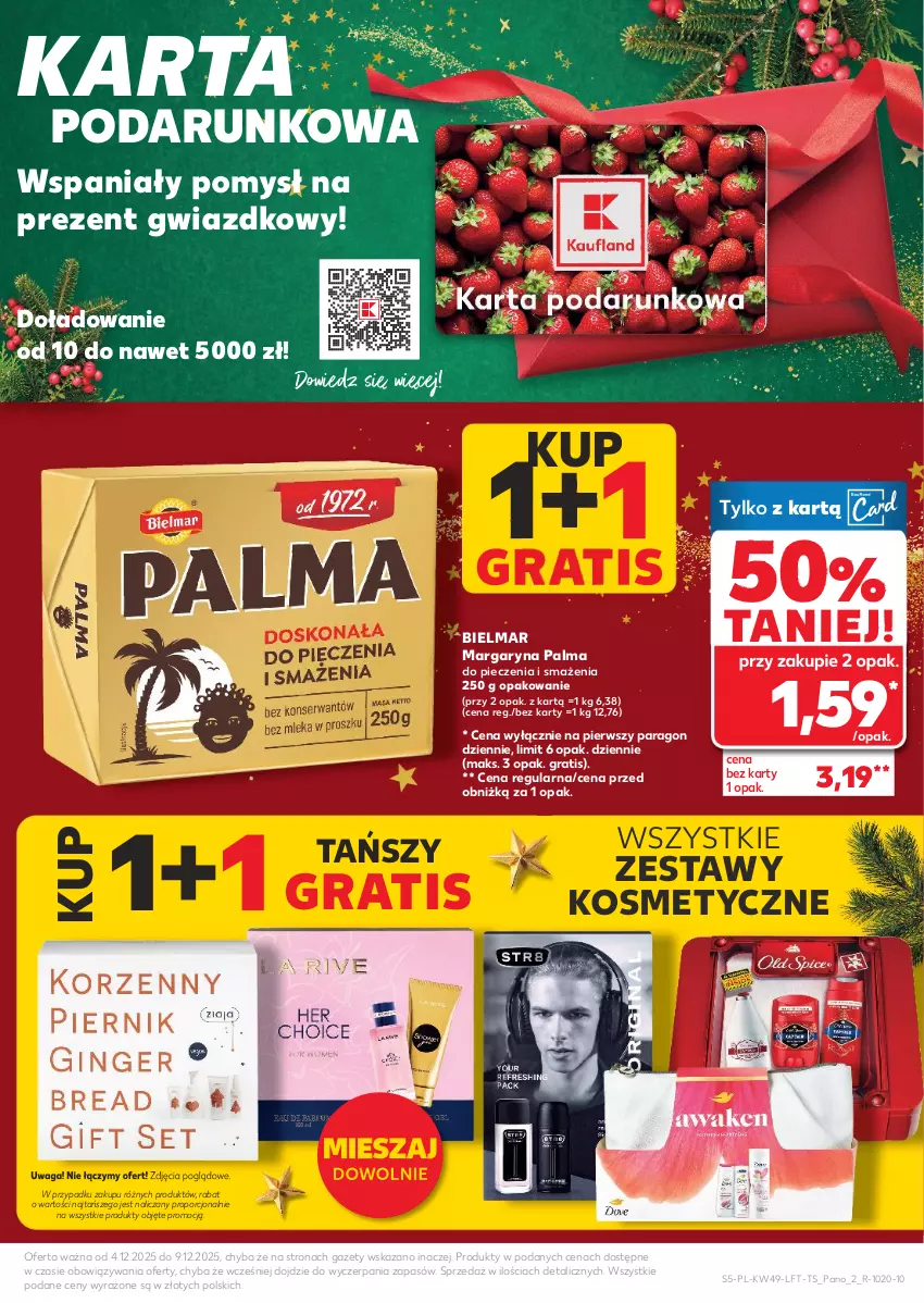 Gazetka promocyjna Kaufland - Gazetka tygodnia - ważna 04.12 do 09.12.2025 - strona 5 - produkty: Gra, Margaryna, Palma, Piec, Por, Waga