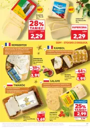 Gazetka promocyjna Kaufland - Gazetka tygodnia - Gazetka - ważna od 09.12 do 09.12.2025 - strona 29 - produkty: Mozzarella, Sos, Sok, Ser, Salami, Twaróg, Sokołów, Czosnek, Pieprz, Rolada, Twaróg półtłusty, Bazyl, Ser salami, Aksam, Ser pleśniowy, Bazylia