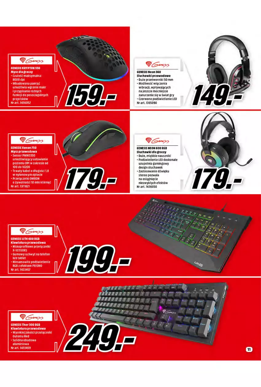 Gazetka promocyjna Media Markt - Promocje Marzec - ważna 10.03 do 31.03.2021 - strona 11 - produkty: Gra, Gry, Słuchawki