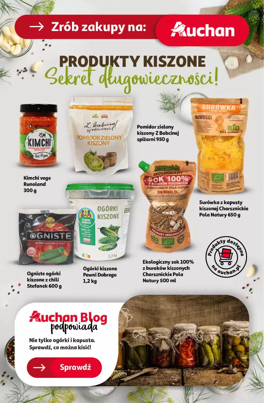 Gazetka promocyjna Auchan - Pewność Niskich Cen Hipermarket - ważna 19.09 do 25.09.2024 - strona 28 - produkty: Fa, Sok, Surówka