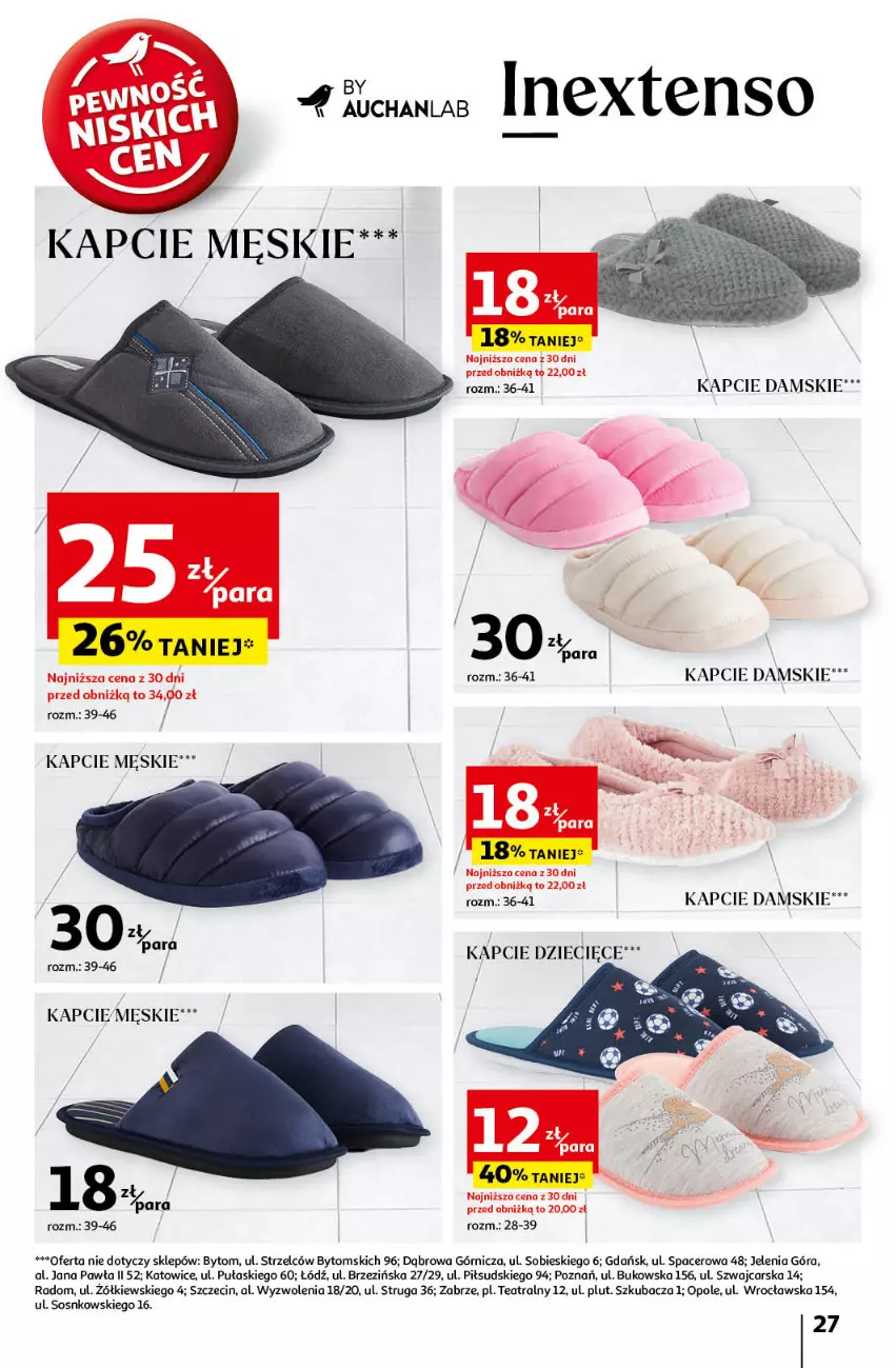 Gazetka promocyjna Auchan - Pewność Niskich Cen Hipermarket - ważna 19.09 do 25.09.2024 - strona 35 - produkty: Acer, Cars, Dzieci, Kapcie, Sos