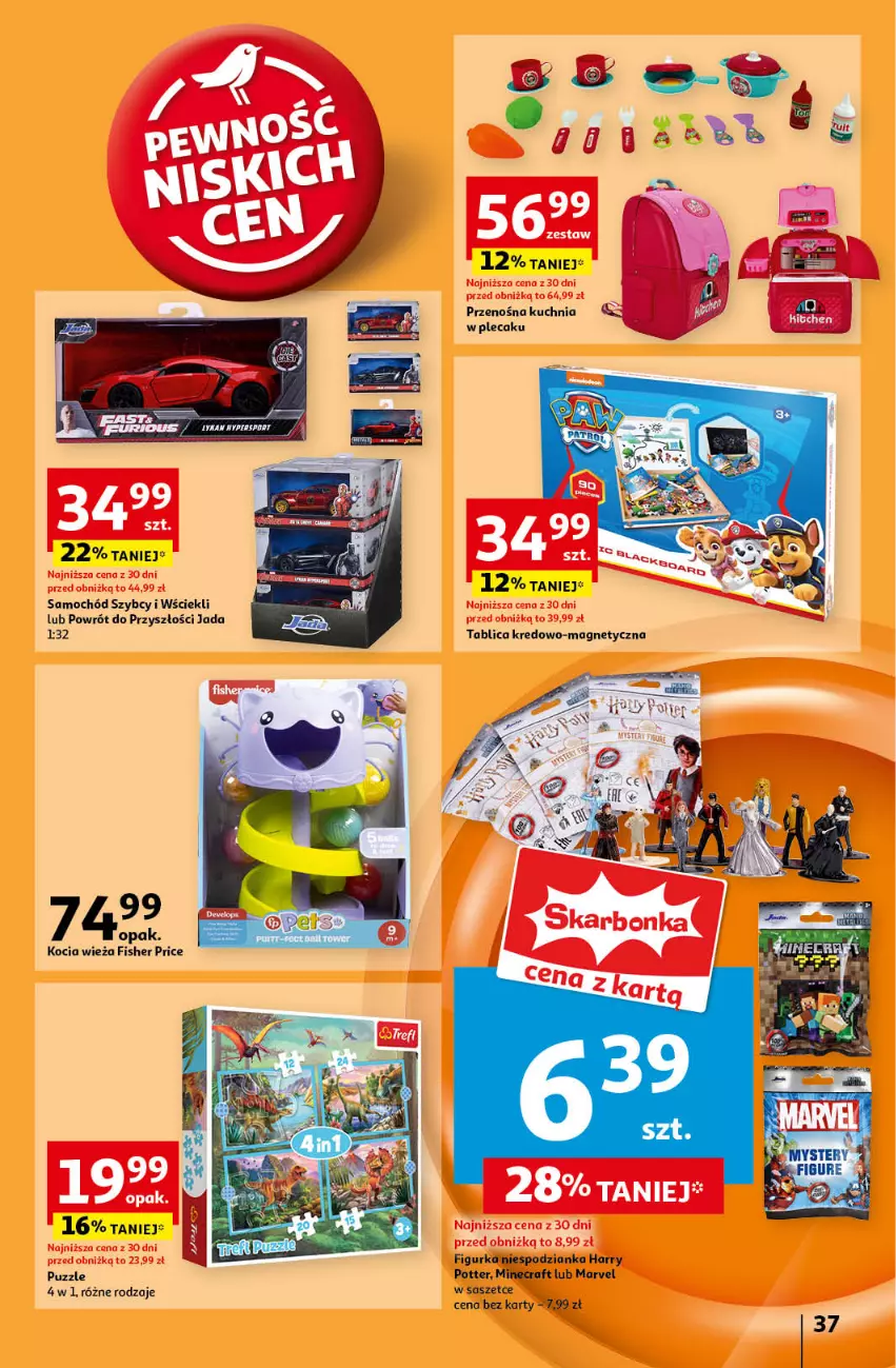 Gazetka promocyjna Auchan - Pewność Niskich Cen Hipermarket - ważna 19.09 do 25.09.2024 - strona 45 - produkty: Koc, Kuchnia, Minecraft, Plecak, Puzzle, Samochód