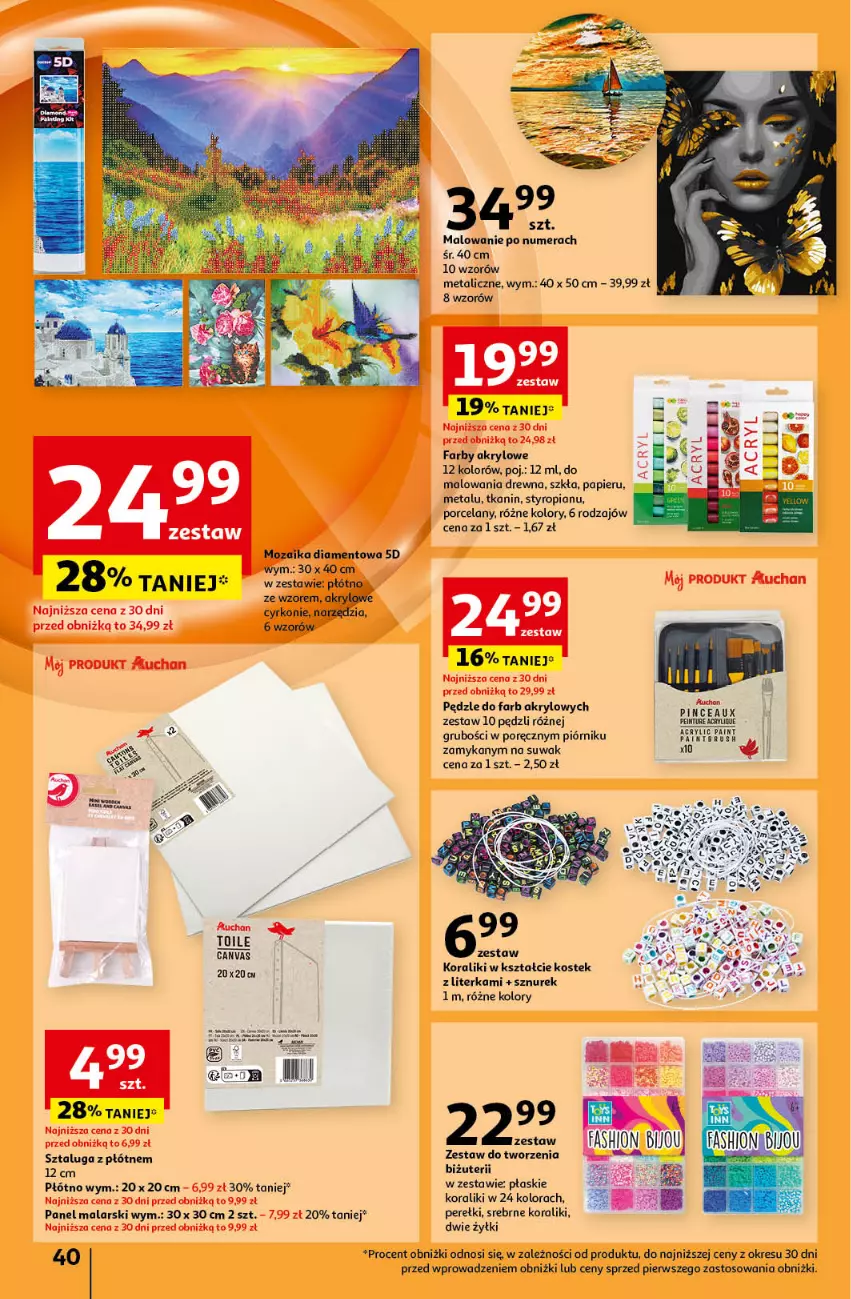 Gazetka promocyjna Auchan - Pewność Niskich Cen Hipermarket - ważna 19.09 do 25.09.2024 - strona 48 - produkty: Fa, HP, Papier, Piórnik, Por, Stek, Sznurek