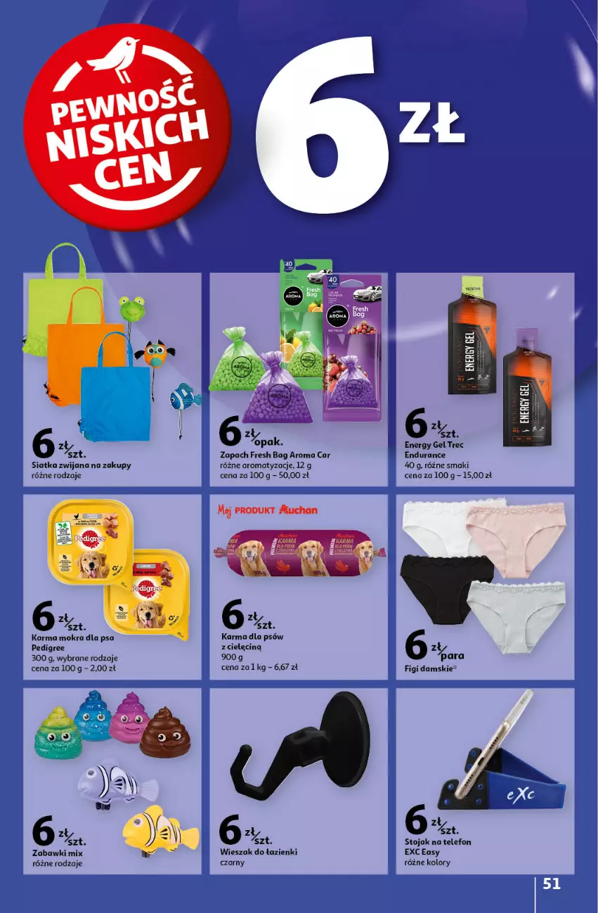 Gazetka promocyjna Auchan - Pewność Niskich Cen Hipermarket - ważna 19.09 do 25.09.2024 - strona 59 - produkty: Figi, Pedigree, Siatka, Stojak, Telefon, Wieszak