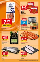 Gazetka promocyjna Auchan - Pewność Niskich Cen Hipermarket - Gazetka - ważna od 25.09 do 25.09.2024 - strona 16 - produkty: Pierogi, Halibut, Sos, Ser, Paprykarz, Papryka, Suempol, Tusz, Kawior, Dorsz, Szpinak, Brzuszki z łososia