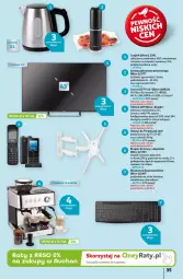 Gazetka promocyjna Auchan - Pewność Niskich Cen Hipermarket - Gazetka - ważna od 25.09 do 25.09.2024 - strona 43 - produkty: LED TV, Sos, Telefon, Przewód, Klawiatura, Czajnik, Młynek, Pojemnik, Tarka, Latarka, Akumulator