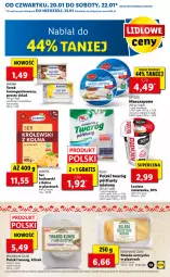 Gazetka promocyjna Lidl - GAZETKA - Gazetka - ważna od 23.01 do 23.01.2022 - strona 33 - produkty: Ser, Twaróg, Królewski, Rolada Ustrzycka, Mascarpone, Lovi, Serek, Bakoma, Rolada