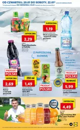 Gazetka promocyjna Lidl - GAZETKA - Gazetka - ważna od 23.01 do 23.01.2022 - strona 41 - produkty: Marchewka, Sok, Por, Mus, Papier, Szyna, Kubuś, Woda, Napój, Odol, Nektar, Magnez