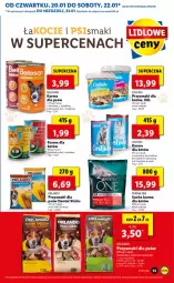 Gazetka promocyjna Lidl - GAZETKA - Gazetka - ważna od 23.01 do 23.01.2022 - strona 55 - produkty: Kurczak, Sos, Pur, Bell, Purina, Przysmaki, Sucha karma