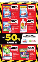 Gazetka promocyjna Netto - Artykuły spożywcze - Gazetka - ważna od 13.01 do 13.01.2024 - strona 21 - produkty: Proszek do prania, Bryza, Ariel, Kapsułki do prania, Fa