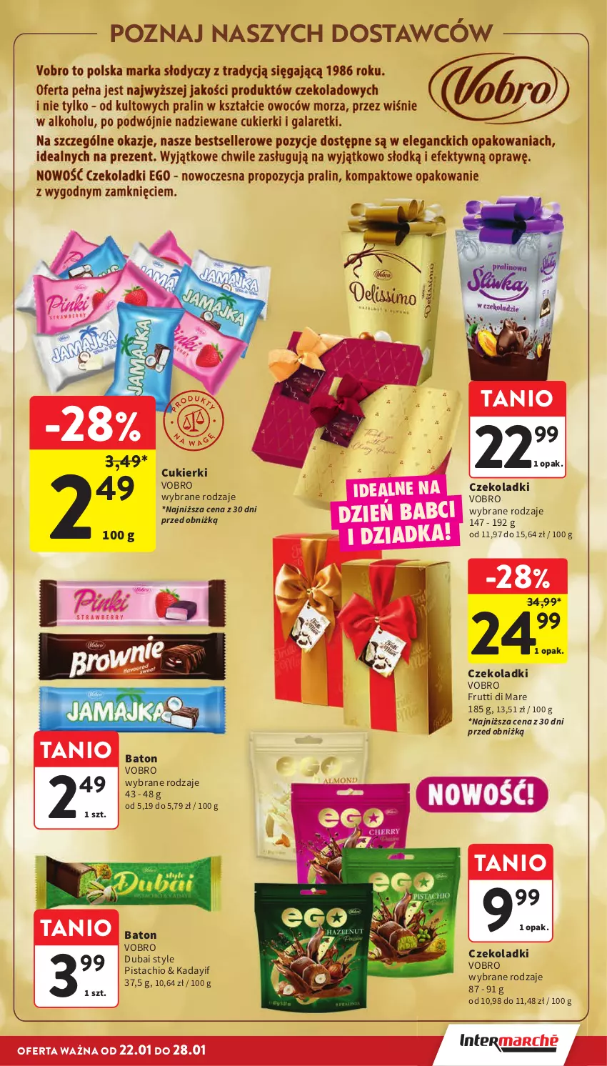 Gazetka promocyjna Intermarche - Gazetka promocyjna - ważna 22.01 do 28.01.2026 - strona 31 - produkty: Baton, Cukier, Cukierki