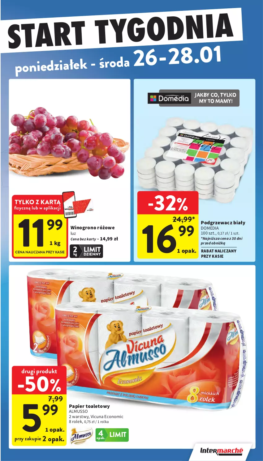 Gazetka promocyjna Intermarche - Gazetka promocyjna - ważna 22.01 do 28.01.2026 - strona 43 - produkty: Mus, Papier, Papier toaletowy, Wino