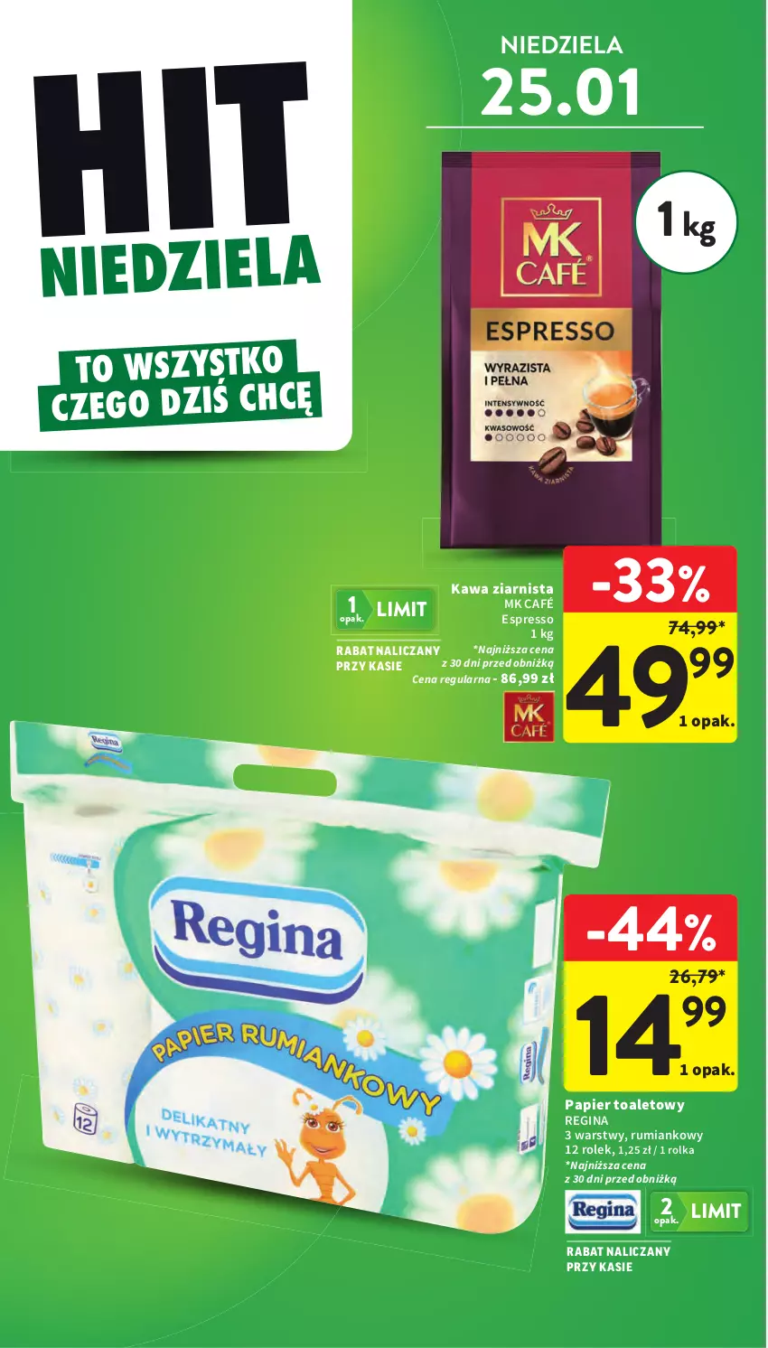 Gazetka promocyjna Intermarche - Gazetka promocyjna - ważna 22.01 do 28.01.2026 - strona 6 - produkty: Gin, Kawa, Kawa ziarnista, Papier, Papier toaletowy, Rum