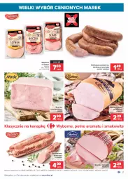 Gazetka promocyjna Carrefour - Gazetka Wielki wybór cenionych marek - Gazetka - ważna od 31.07 do 31.07.2021 - strona 3 - produkty: Ser, Madej Wróbel, Pasztet, Kosz, Szynka konserwowa, Szynka, Wędlina, Morliny, Kiełbasa, Mięso
