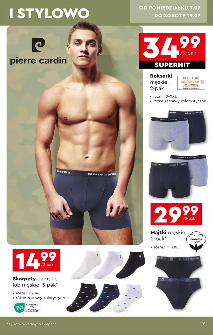 Gazetka promocyjna Biedronka - Okazje Tygodnia - ważna 07.07 do 19.07.2025 - strona 11 - produkty: Bokserki, Karp, Majtki, Ser, Wełna