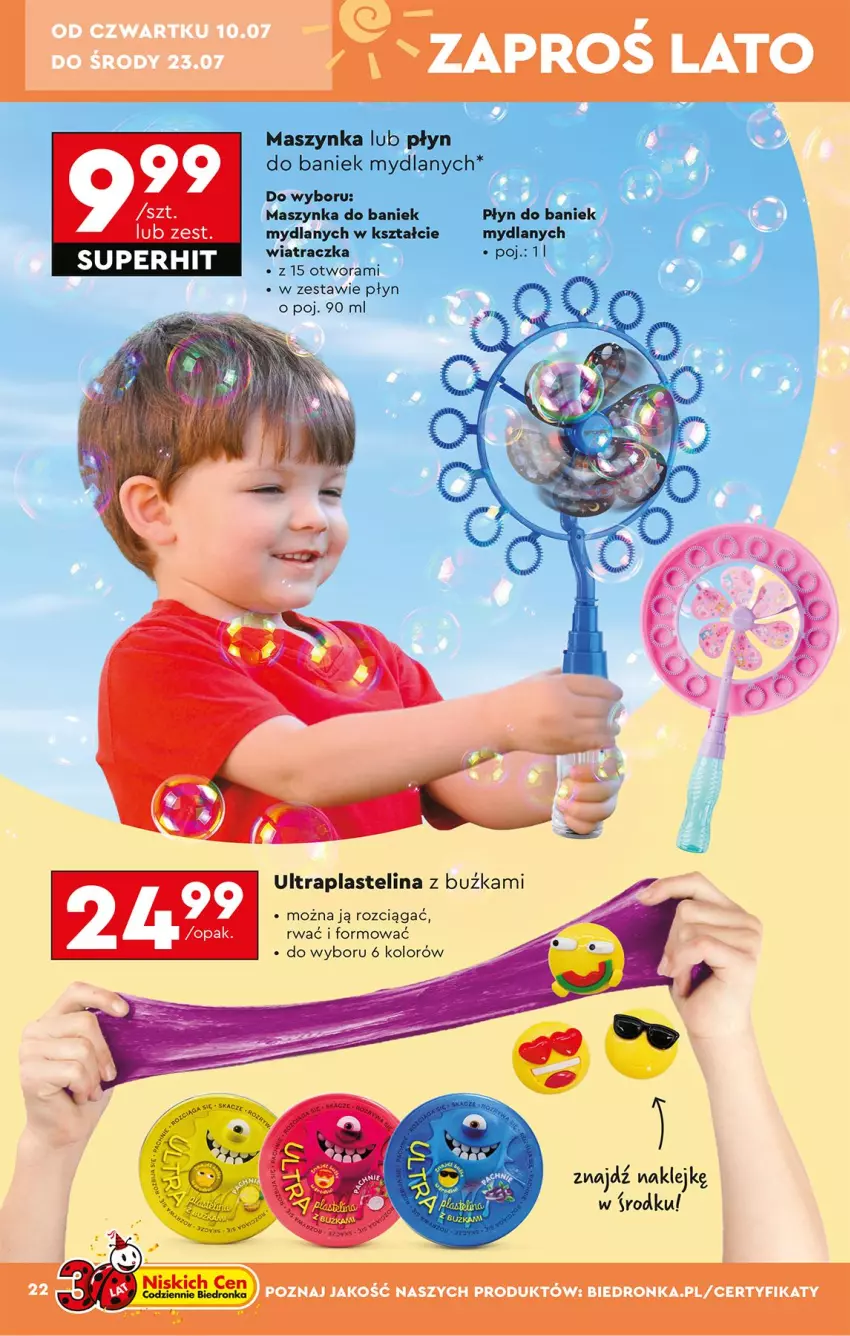 Gazetka promocyjna Biedronka - Okazje Tygodnia - ważna 07.07 do 19.07.2025 - strona 24 - produkty: Fa, Klej, Maszynka, Plastelina, Szynka