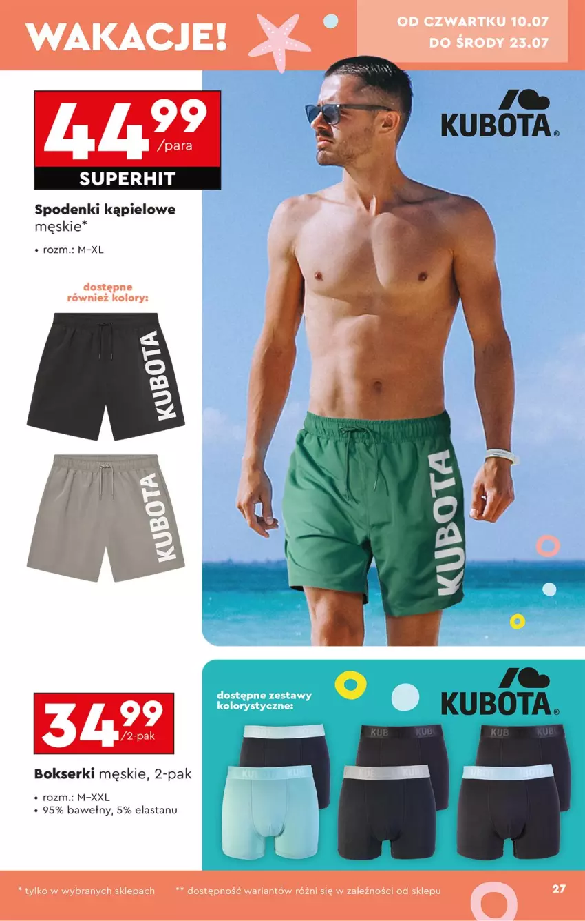 Gazetka promocyjna Biedronka - Okazje Tygodnia - ważna 07.07 do 19.07.2025 - strona 29 - produkty: Bokserki, Ser
