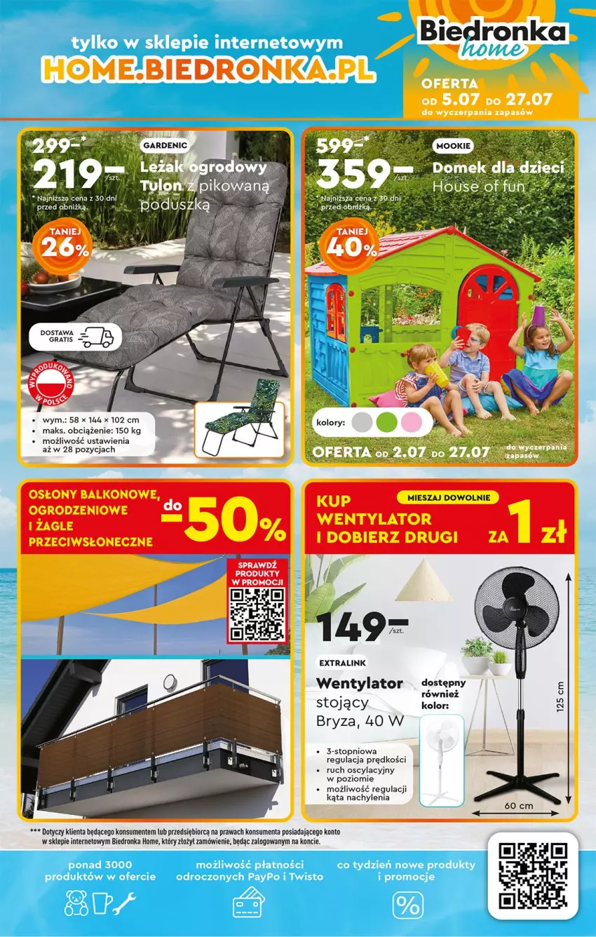 Gazetka promocyjna Biedronka - Okazje Tygodnia - ważna 07.07 do 19.07.2025 - strona 43 - produkty: Bryza, Fa, Gra, Top