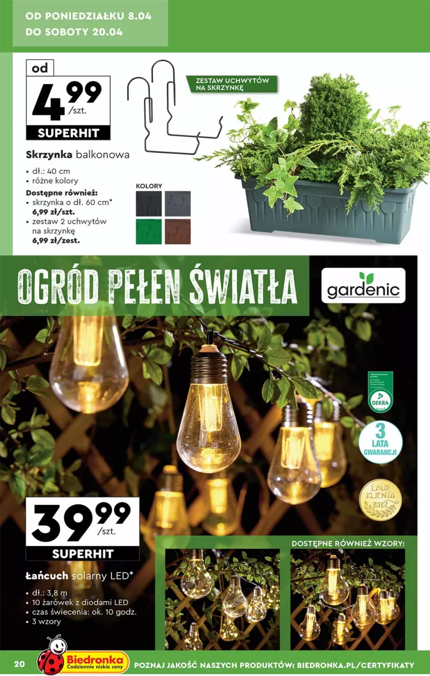 Gazetka promocyjna Biedronka - ważna 08.04 do 20.04.2024 - strona 20 - produkty: Ser, Sól