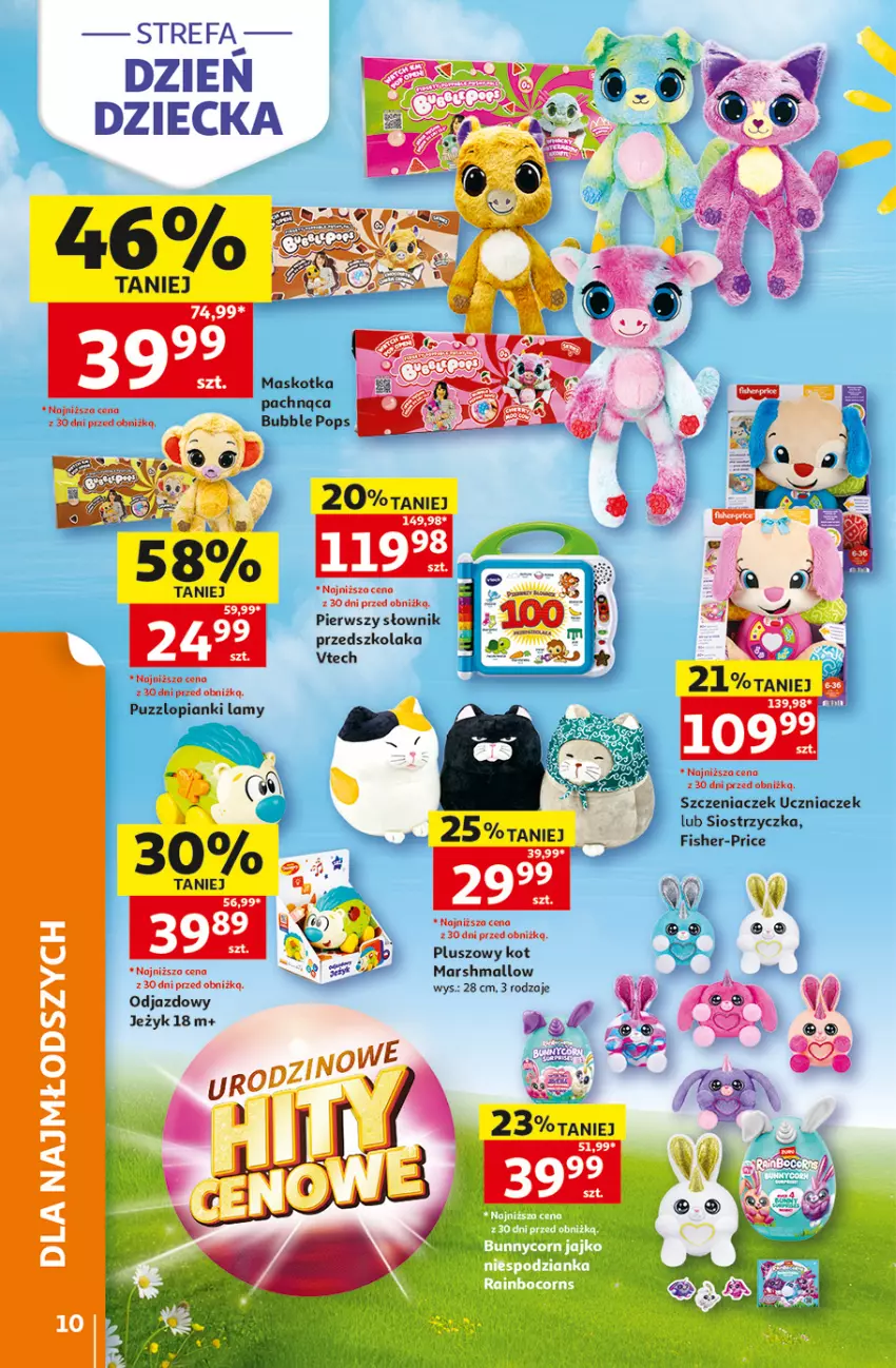 Gazetka promocyjna Auchan - 30 Lat Hipermarket - ważna 28.05 do 03.06.2026 - strona 10 - produkty: Fa, Fisher-Price, Kask, Mars, Szczeniaczek uczniaczek