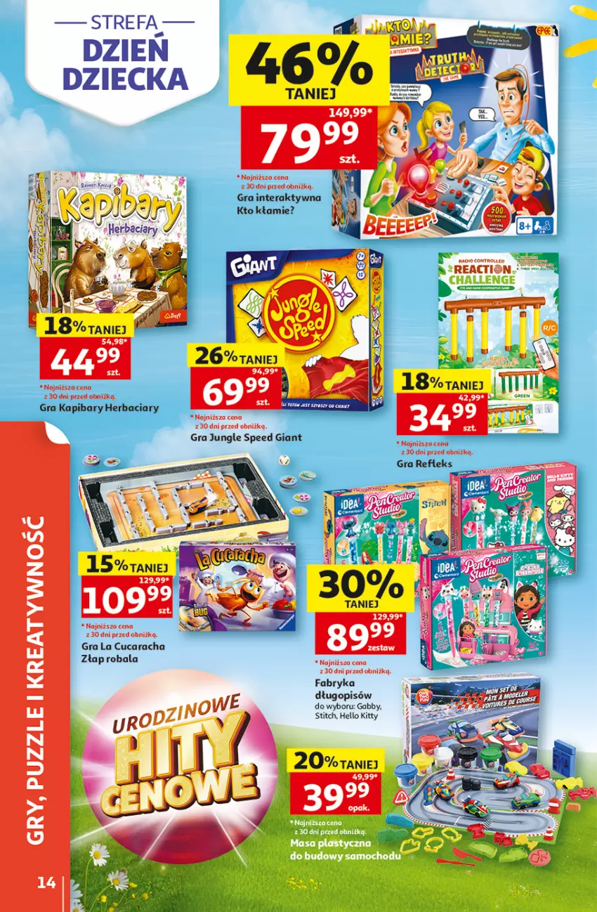 Gazetka promocyjna Auchan - 30 Lat Hipermarket - ważna 28.05 do 03.06.2026 - strona 14 - produkty: Control, Długopis, Fa, Gra, Gry, Puzzle, Tera