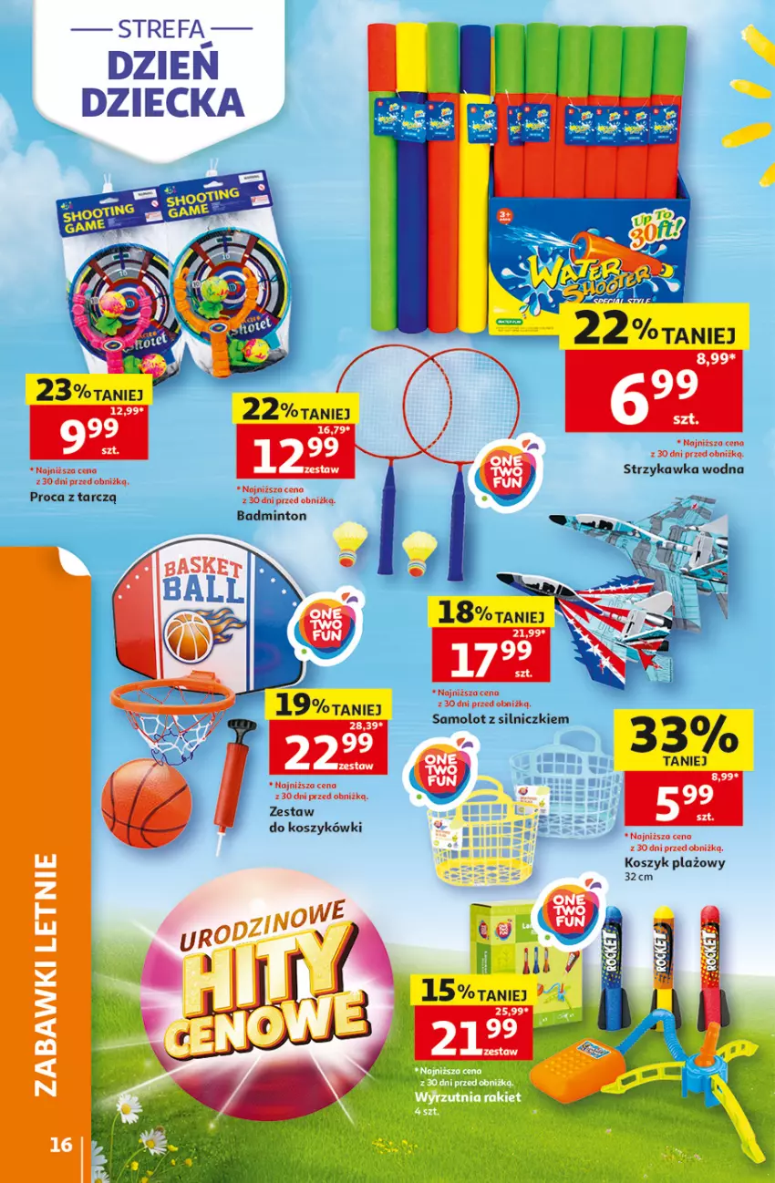 Gazetka promocyjna Auchan - 30 Lat Hipermarket - ważna 28.05 do 03.06.2026 - strona 16 - produkty: Amol, Fa, Kosz, Samolot