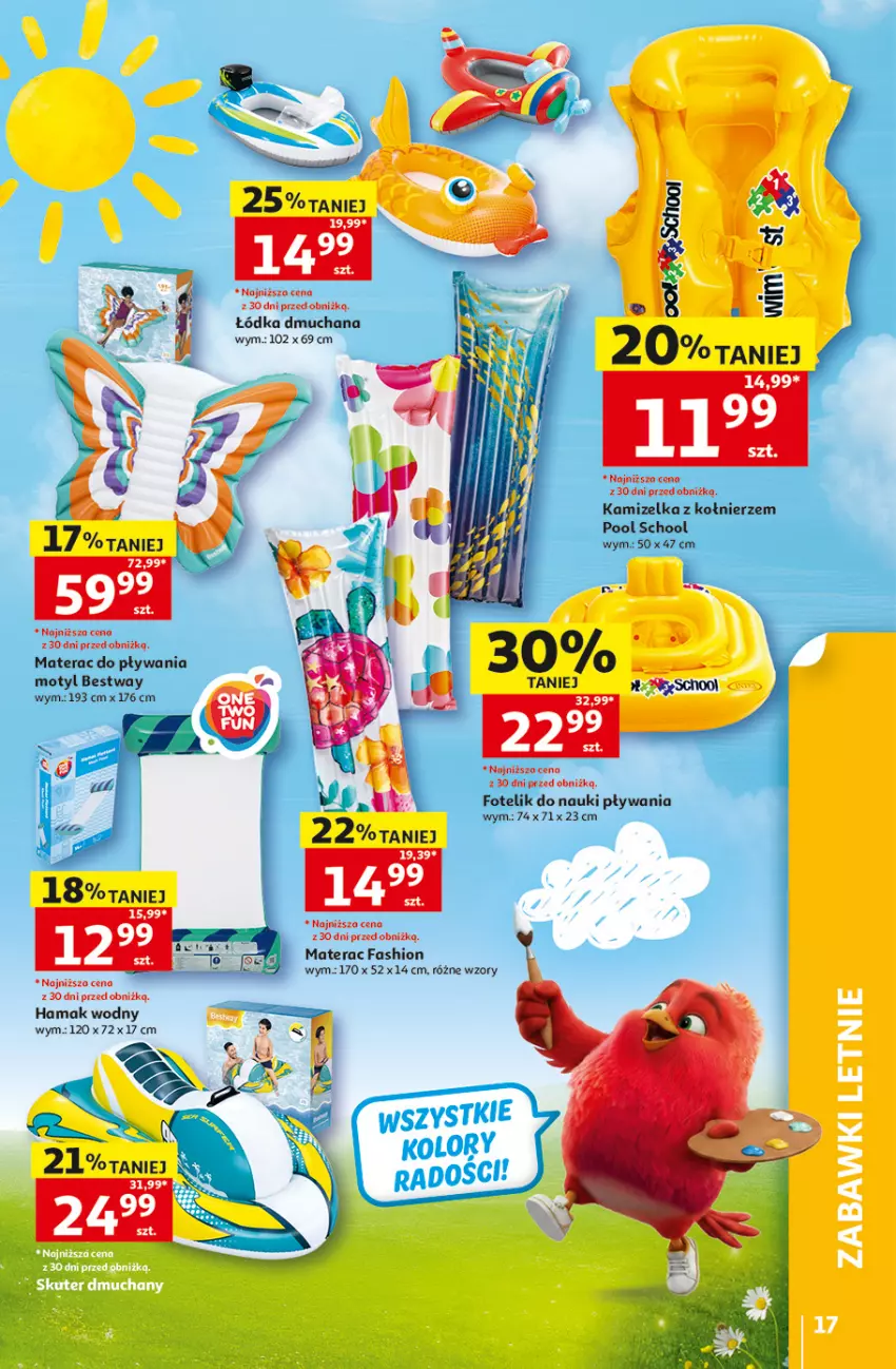 Gazetka promocyjna Auchan - 30 Lat Hipermarket - ważna 28.05 do 03.06.2026 - strona 17 - produkty: Fa, Fotel, Fotelik, Hama, Kamizelka, Materac, Tera