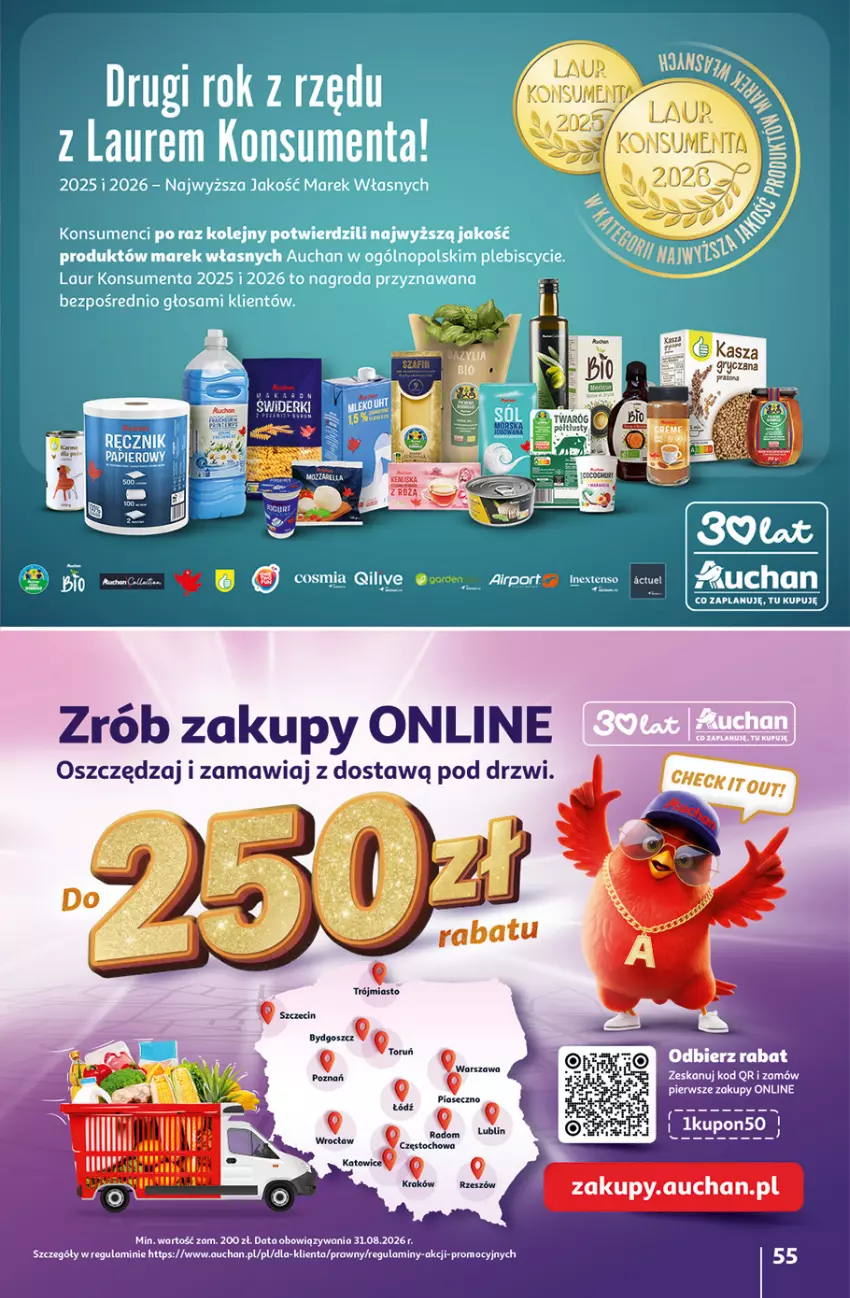 Gazetka promocyjna Auchan - 30 Lat Hipermarket - ważna 28.05 do 03.06.2026 - strona 55 - produkty: Drzwi, Fa