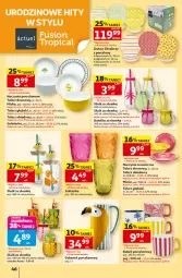 Gazetka promocyjna Auchan - 30 Lat Hipermarket - Gazetka - ważna od 03.06 do 03.06.2026 - strona 46 - produkty: Ser, Por, Dzbanek, Talerz obiadowy, Salaterka, Talerz, Talerz deserowy, Szklanka, Kubek, Deser, Talerz głęboki, Miska