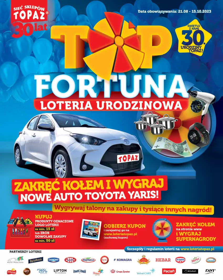 Gazetka promocyjna Topaz - Gazetka - ważna 14.09 do 20.09.2023 - strona 16 - produkty: Gra, Piątnica, Top