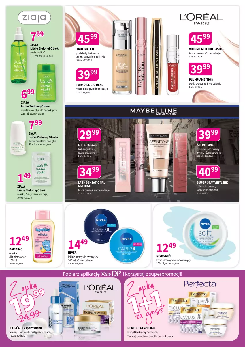 Gazetka promocyjna Drogerie Polskie - Gazetka - ważna 12.09 do 30.09.2025 - strona 2 - produkty: Ambition, Dezodorant, Fa, L’Oréal, Lion, Makijaż, Nivea, Olej, Oliwki, Perfecta, Podkład, Rum, Sati, Ser, Serum, Tonik, Tusz, Ziaja